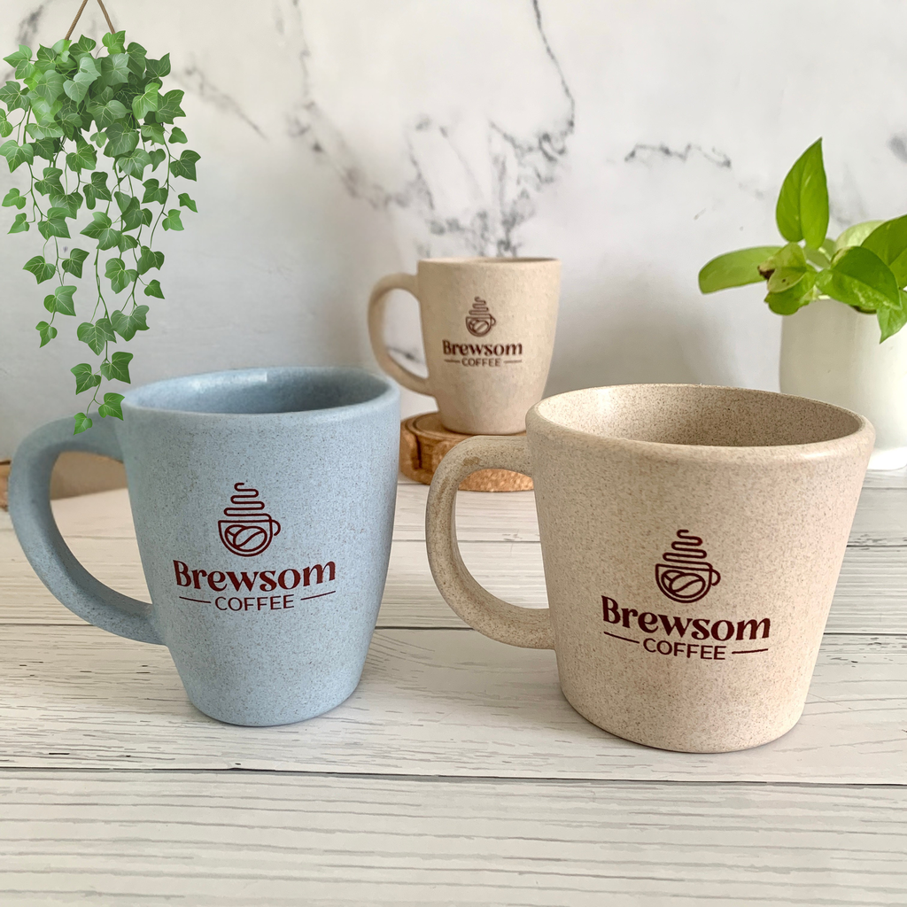[E-COM00000011] Rice Husk Coffe Mug 400 ml
