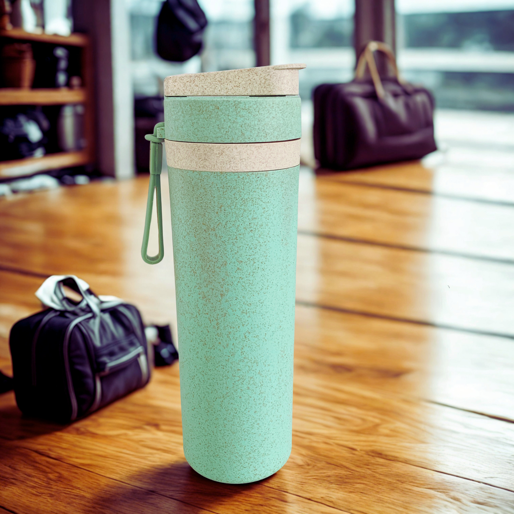 [E-COM00000016] Rice Husk Water Bottle 600 ml