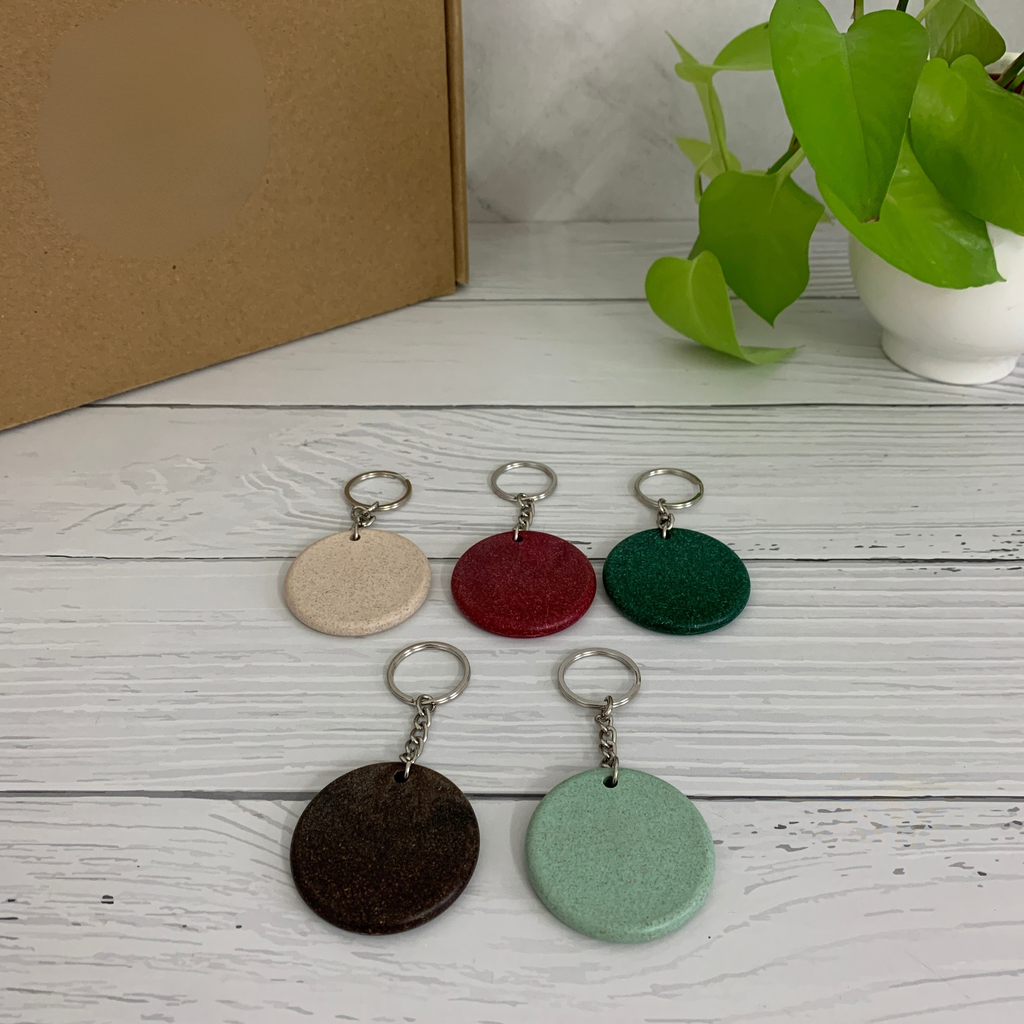 [E-COM00000025] Rice Husk Key Chains