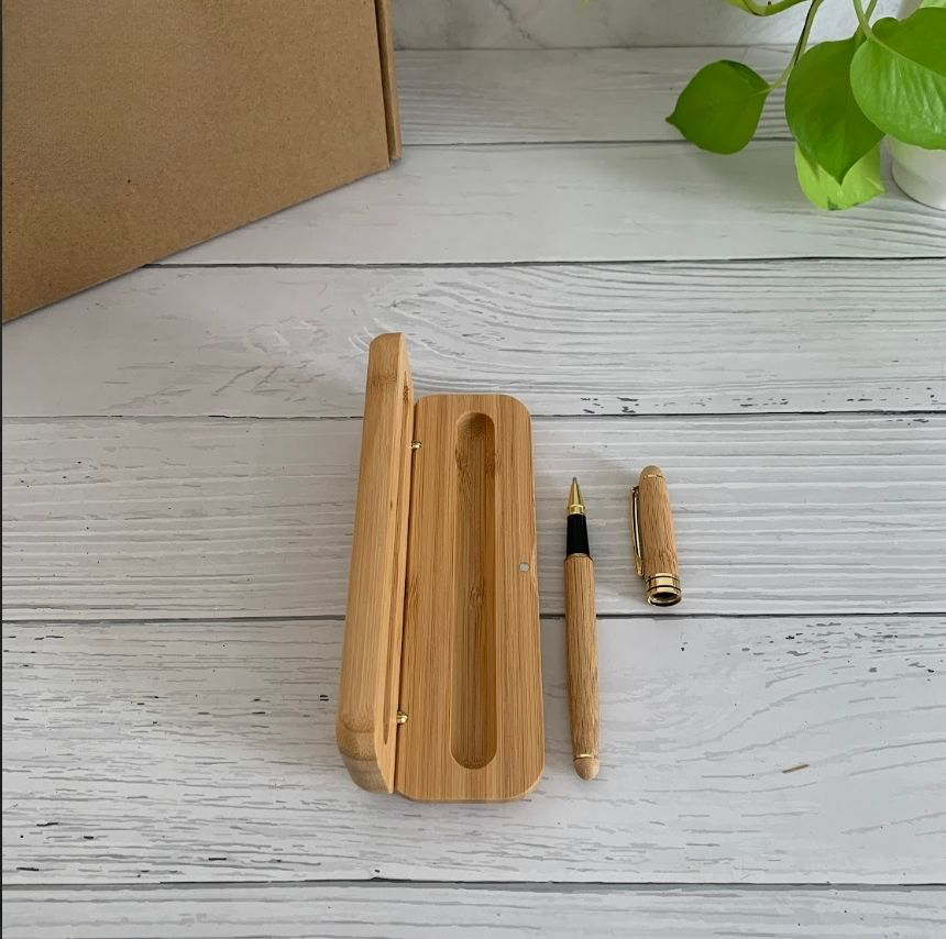 [E-COM00000072] Bamboo Roller Ball Pen