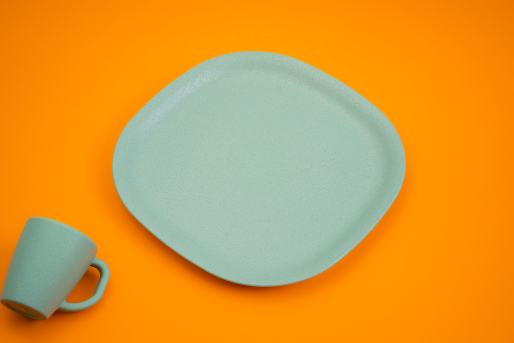 Rice Husk Dinner Plate 11" (Coral Grey)